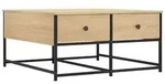 vidaXL Couchtisch Sonoma-Eiche 80x80x40 cm Holzwerkstoff