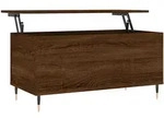 vidaXL Couchtisch Braun Eichen-Optik 90x44,5x45 cm Holzwerkstoff