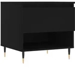 vidaXL Couchtisch Schwarz 50x46x50 cm Holzwerkstoff