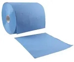 FRANZ MENSCH Putzpapierrolle, blau, 3-lagig, 500 Blatt 38 x 35cm, 175...