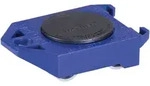 WAGNER Transporthilfe ROLLY SOFT - 12 x 8 x 3,5 cm, Drehteller, Kippsicherung, R&auml;der
