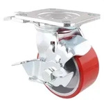 WAGNER Schwerlastrolle soft DIRECTION LOCK 3in1 - &Oslash; 100 mm, Gusseisen,