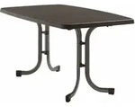 SIEGER 253/ Boulevard-Klapptisch, 150x90x72 cm, eisengrau