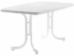 SIEGER 153/ Boulevard-Klapptisch, 150x90x72 cm, wei&szlig;