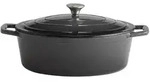 APS braadslede met deksel -5 STARS- 33 x 25 cm, H: 11 cm (ovaal) Gietijzer,