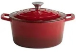 APS steelpan met deksel -5 STARS- &Oslash; 25 cm, H: 11,5 cm, 4 liter gietijzer,