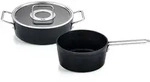 Fissler - Adamant - 2-teiliges Set (Br&auml;ter mit Glasdeckel 24 cm, Stielkasserolle