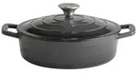 APS braadslede met deksel -5 STARS- &Oslash; 25 cm, H: 7 cm, 2,5 liter gietijzer,