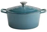 APS steelpan met deksel -5 STARS- &Oslash; 25 cm, H: 11,5 cm, 4 liter gietijzer,