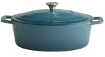 APS braadslede met deksel -5 STARS- 33 x 25 cm, H: 11 cm (ovaal) Gietijzer,