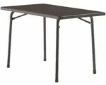 SIEGER 220/ Klapptisch, 115x70 cm, eisengrau, U-B&uuml;gel Gestell