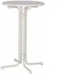 MFG MFG Stehtische Stehtisch &Oslash; 85x110 cm, wei&szlig;, klappbar