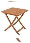 Merxx Klapptisch 70 x 70 cm Eukalyptusholz