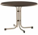 SIEGER 236/ Boulevard-Klapptisch, &Oslash; 100 cm, champagner