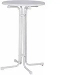 MFG MFG Stehtische Stehtisch &Oslash; 70x110 cm, wei&szlig;, klappbar