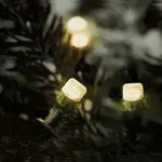 LED-Lichterkette mit Timer und Fernbedienung 3,59m 48 LEDs Warmwei&szlig; Warmwei&szlig;