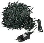 ECD Germany LED Cluster Lichterkette 14 m 700 LEDs Extra Warmwei&szlig; 8 Modi IP44