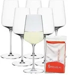 Spiegelau Definition Wei&szlig;weinglas 430 ml 6er Set + Poliertuch