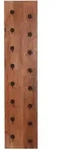 SIT M&ouml;bel Wand-Weinregal | f&uuml;r 8 Flaschen | Mangoholz natur | Altmetall