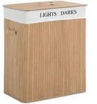 HOMCOM - W&auml;schekorb - L52 x B32 x H63 cm - natur