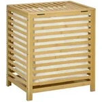 HOMCOM - W&auml;schekorb - 50 L x 36 T x 60 H cm - naturfarben