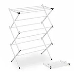 Relaxdays W&auml;schest&auml;nder, klappbar, 11 Stangen, HBT 104x73x38 cm, innen, Metall,
