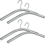 WENKO Kleiderb&uuml;gel Mod. Dry 4er Set Edelstahl