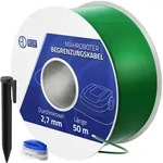 ECD Germany Begrenzungskabel Set 50 m &ndash; +200 Erdn&auml;gel / 12 Verbinder,...