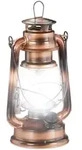 Relaxdays Sturmlaterne LED, retro Sturmlampe als Fensterdeko oder elektrische