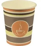PAPSTAR Trinkbecher Coffee To Go 90128 0,2l braun 50 St./Pack.