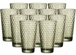 Ritzenhoff & Breker Favo Longdrinkglas 400 ml oliv 12er Set