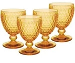 Villeroy & Boch Boston Coloured Wasserglas 400 ml Saffron 4er Set