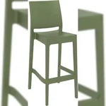 CLP Barhocker Maya Kunststoff HBT: 105x45x51 cm oliv