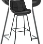 CLP Barhocker Weston Schwenkbar schwarz/Kunstleder