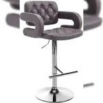 CLP Barhocker Dublin Kunstleder braun/chrom