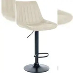 CLP Barhocker Toni Kunstleder creme/schwarz