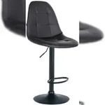 CLP Barhocker Elmore Kunstleder schwarz/Metall matt schwarz