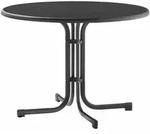 SIEGER 236/ Boulevard-Klapptisch, &Oslash; 100 cm, eisengrau