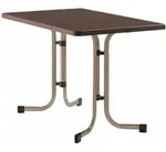 SIEGER 233/ Boulevard-Klapptisch, 115x70x72 cm, champagner