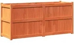 vidaXL Pflanzk&uuml;bel Wachsbraun 150x50x70 cm Massivholz Kiefer