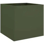 vidaXL Pflanzk&uuml;bel Olivgr&uuml;n 49x47x46 cm Stahl