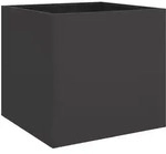 vidaXL Pflanzk&uuml;bel Schwarz 49x47x46 cm Stahl