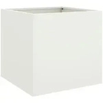 vidaXL Pflanzk&uuml;bel Wei&szlig; 49x47x46 cm Stahl