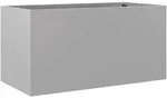 vidaXL Pflanzk&uuml;bel Silbern 62x30x29 cm Verzinkter Stahl