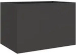 vidaXL Pflanzk&uuml;bel Schwarz 62x40x39 cm Stahl