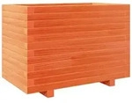vidaXL Pflanzk&uuml;bel Wachsbraun 70x40x49,5 cm Massivholz Kiefer