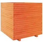 vidaXL Pflanzk&uuml;bel Wachsbraun 70x70x72,5 cm Massivholz Kiefer