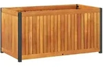 vidaXL Pflanzk&uuml;bel 85x45x44 cm Massivholz Akazie und Stahl