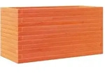 vidaXL Pflanzk&uuml;bel Wachsbraun 90x40x46 cm Massivholz Kiefer