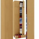 VCM Vandol I Universalschrank mit Oberschrank, 4 T&uuml;ren und 1 Schublade Buche dekor.